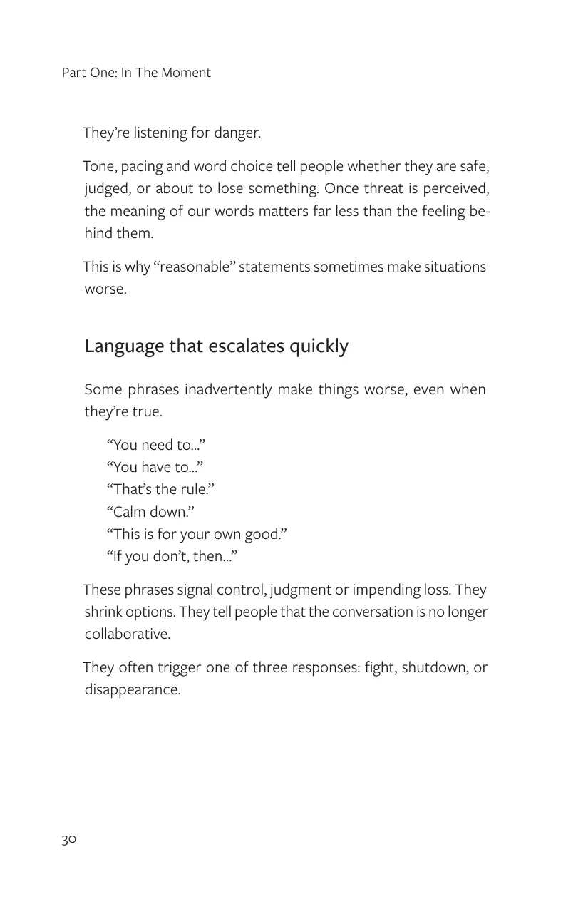 Chapter 3, Language That Changes the Temperature, page 30