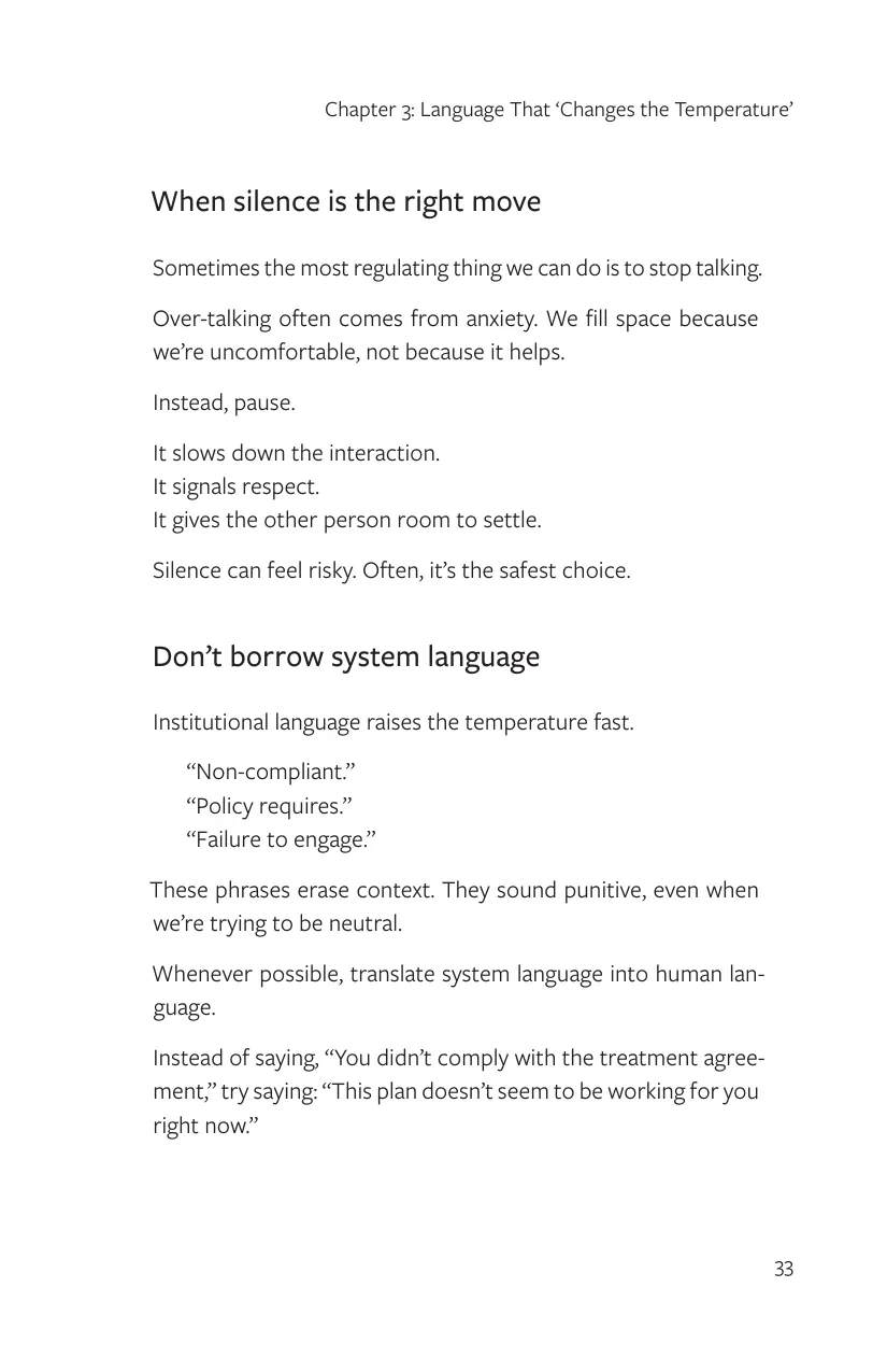 Chapter 3, Language That Changes the Temperature, page 33