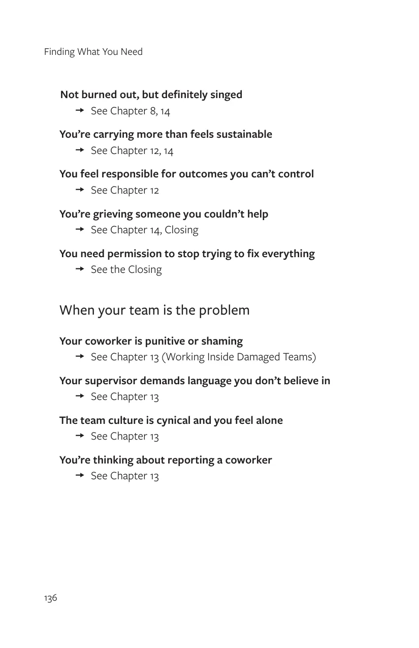 Finding What You Need, page 136
